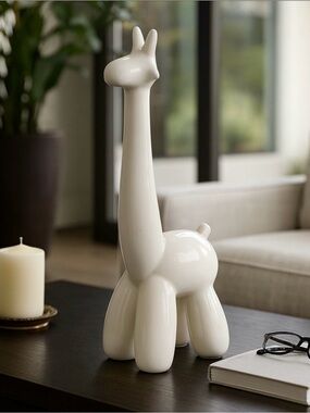 Decorative Ceramic Giraffe Balloon
Animal Figurine - 13"